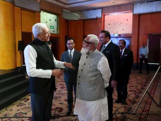 Finance Minister Bangladesh with Salman F Rahman at official launch event of British Asian Trust in Bangladesh
