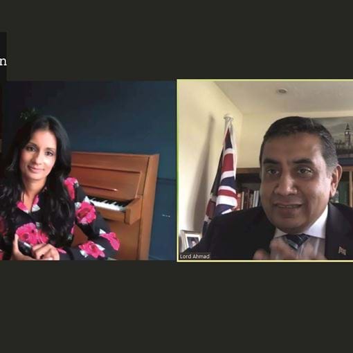 Insights Lord Ahmad And Sonali Webinar