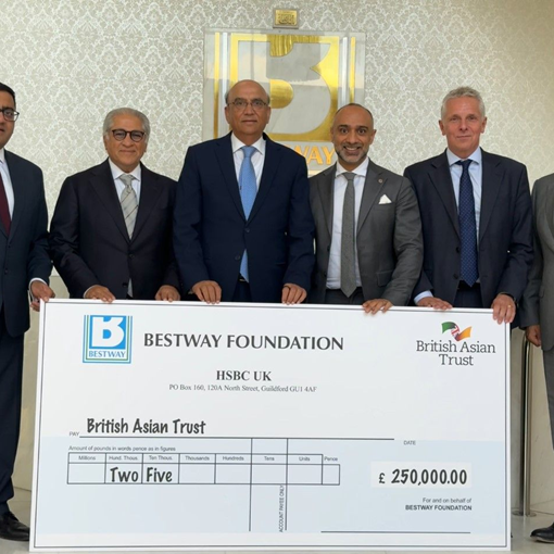 Bestway Foundation Donates £250,000 To Support The British Asian Trust’S Vital Work In South Asia